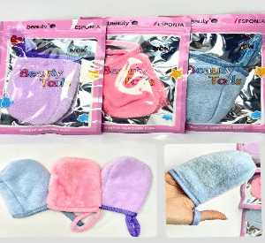 TOALLA DESMAQUILLANTE MICROFIBRA TONOS SURTIDOS SWEET X 4